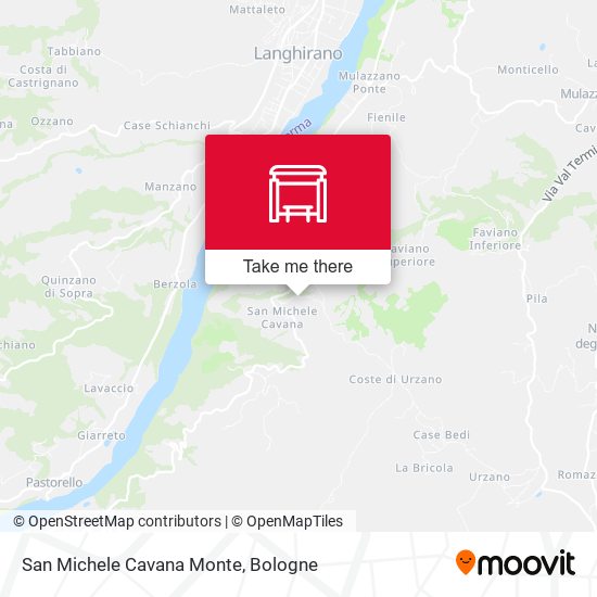 San Michele Cavana Monte map