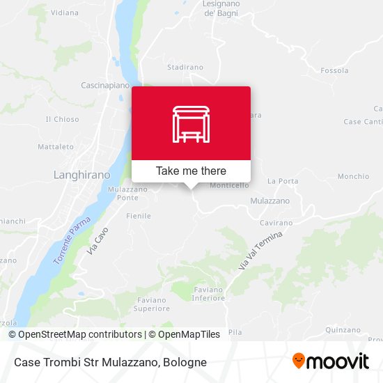 Case Trombi Str Mulazzano map
