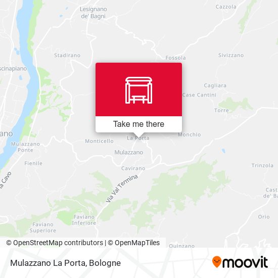 Mulazzano La Porta map