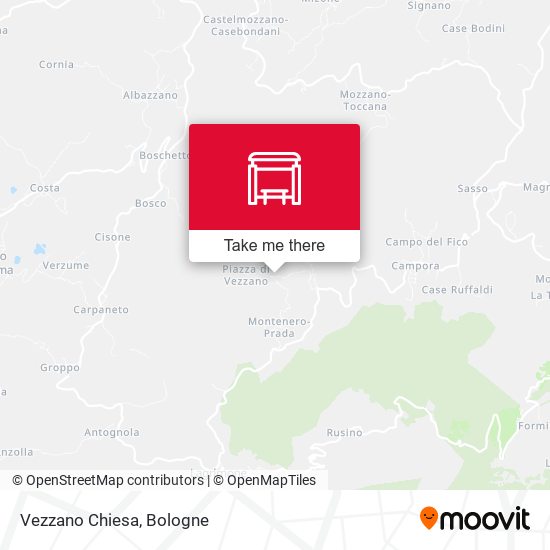 Vezzano Chiesa map