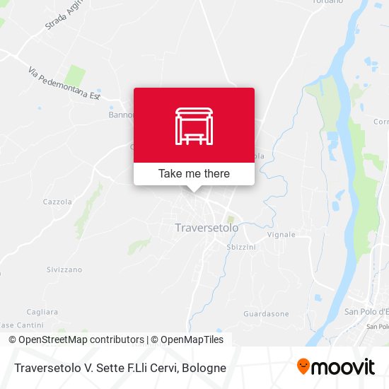 Traversetolo V. Sette  F.Lli Cervi map