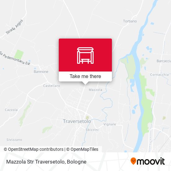 Mazzola Str Traversetolo map