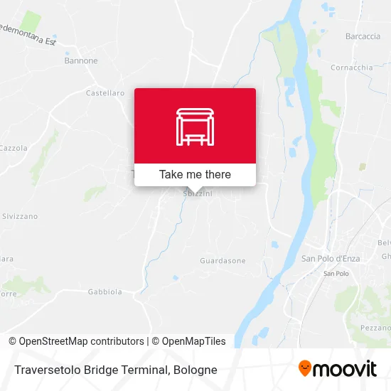 Traversetolo Bridge Terminal map