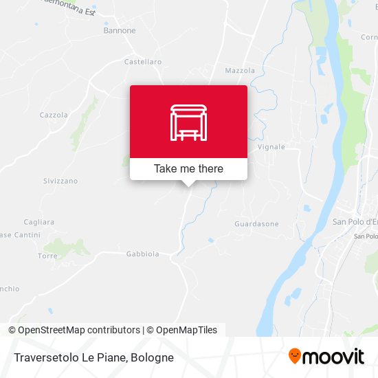 Traversetolo Le Piane map