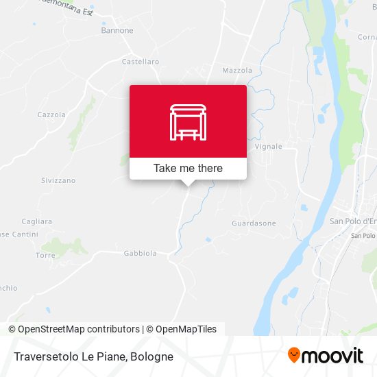 Traversetolo Le Piane map