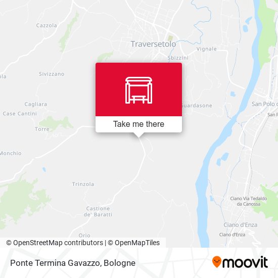 Ponte Termina Gavazzo map