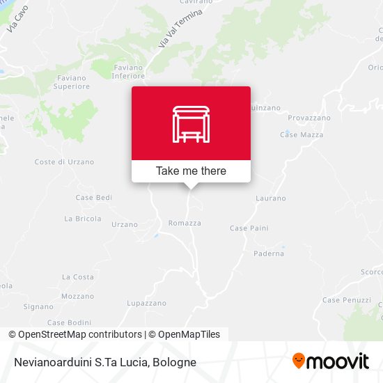 Nevianoarduini S.Ta Lucia map