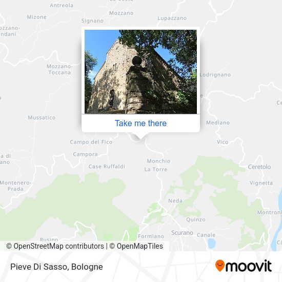 Pieve Di Sasso map