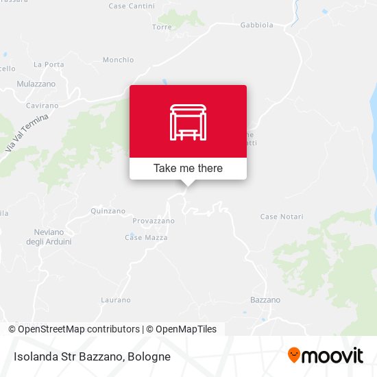 Isolanda Str Bazzano map