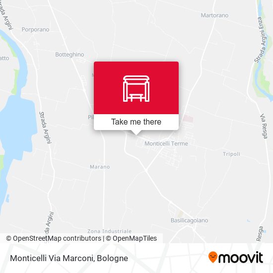 Monticelli Via Marconi map