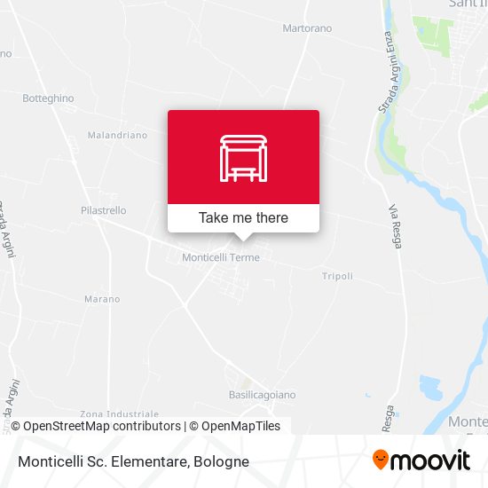 Monticelli Sc. Elementare map