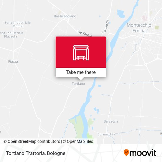 Tortiano Trattoria map