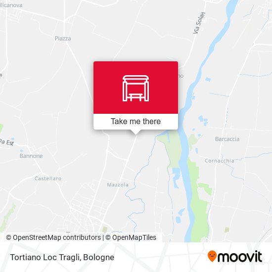 Tortiano Loc Tragli map