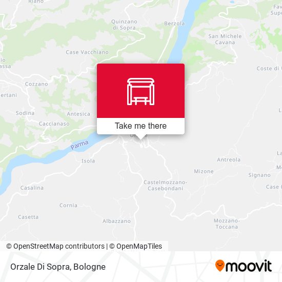 Orzale Di Sopra map