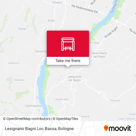 Lesignano Bagni Loc Bassa map