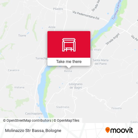 Molinazzo Str Bassa map