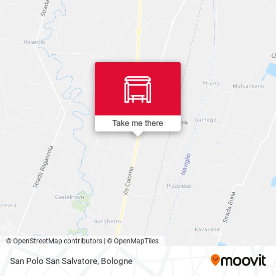 San Polo San Salvatore map