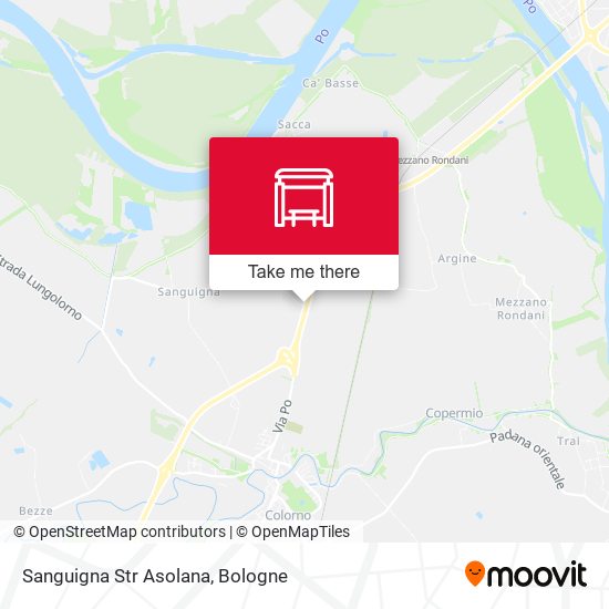 Sanguigna Str Asolana map