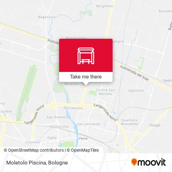 Moletolo Piscina map