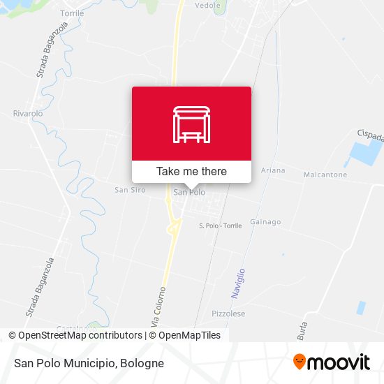 San Polo Municipio map