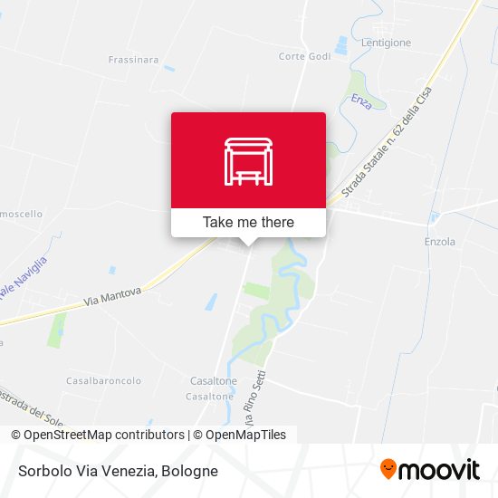 Sorbolo Via Venezia map