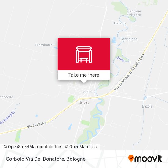 Sorbolo Via Del Donatore map