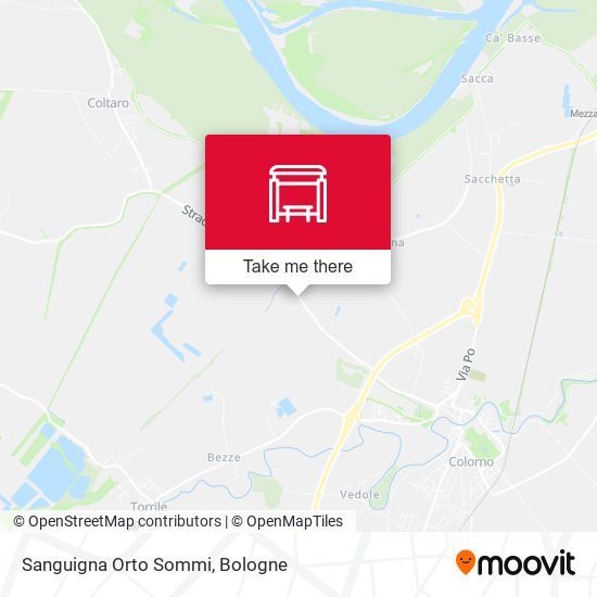 Sanguigna Orto Sommi map