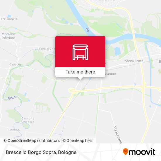 Brescello Borgo Sopra map