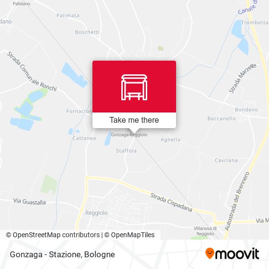Gonzaga - Stazione map