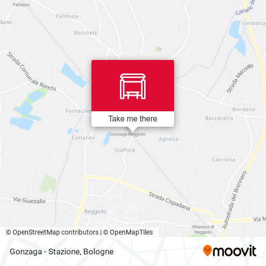 Gonzaga - Stazione map