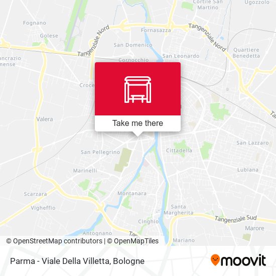 Parma - Viale Della  Villetta map