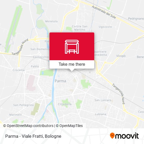 Parma - Viale Fratti map