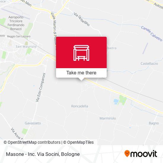 Masone - Inc. Via Socini map