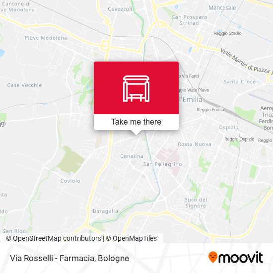 Via Rosselli - Farmacia map