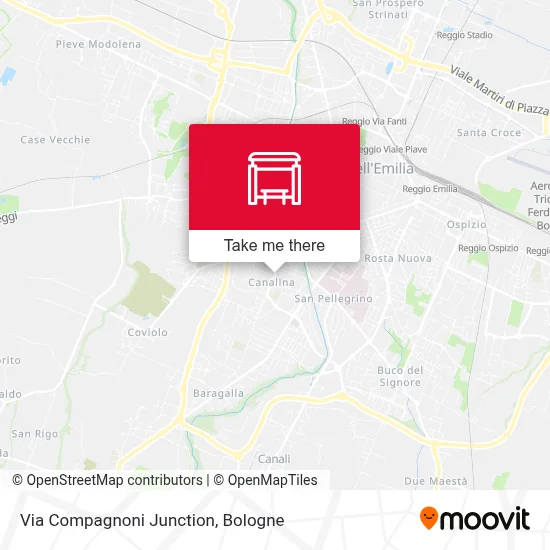 Via Compagnoni Junction map