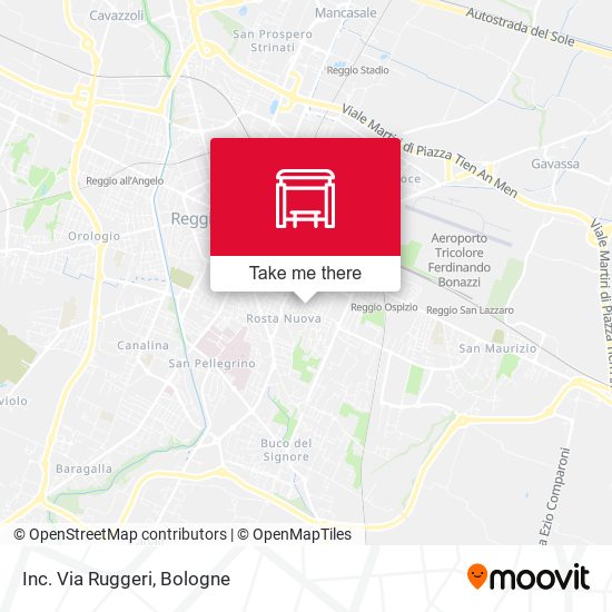 Inc. Via Ruggeri map