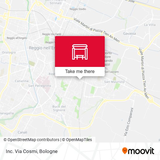 Inc. Via Cosmi map