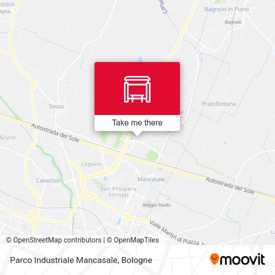 Parco Industriale Mancasale map