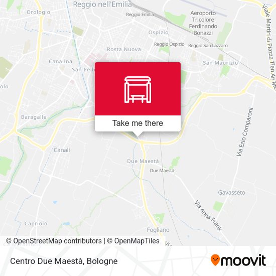 Centro Due Maestà map