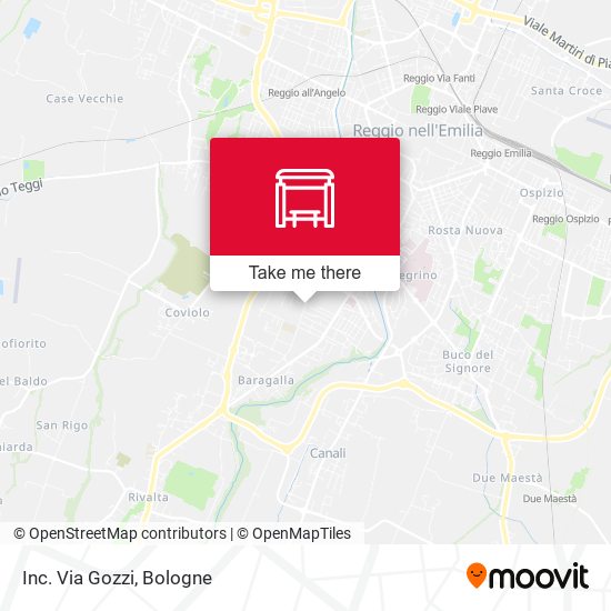 Inc. Via Gozzi map