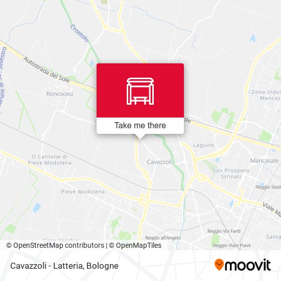 Cavazzoli - Latteria map