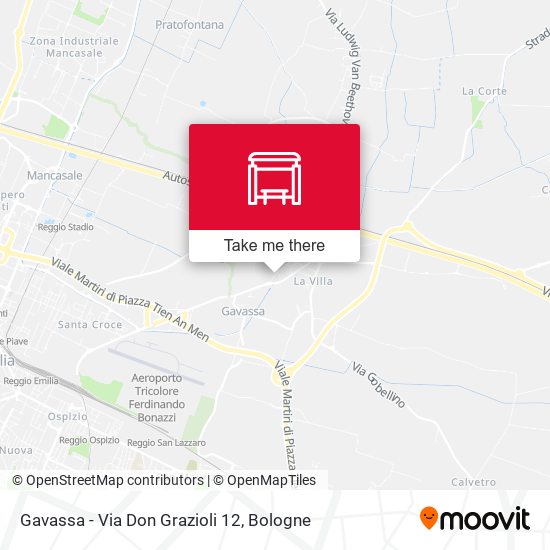 Gavassa - Via Don Grazioli 12 map