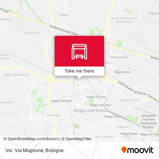 Inc. Via Mugnone map
