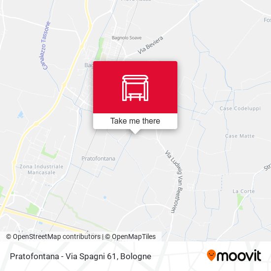 Pratofontana - Via Spagni 61 map