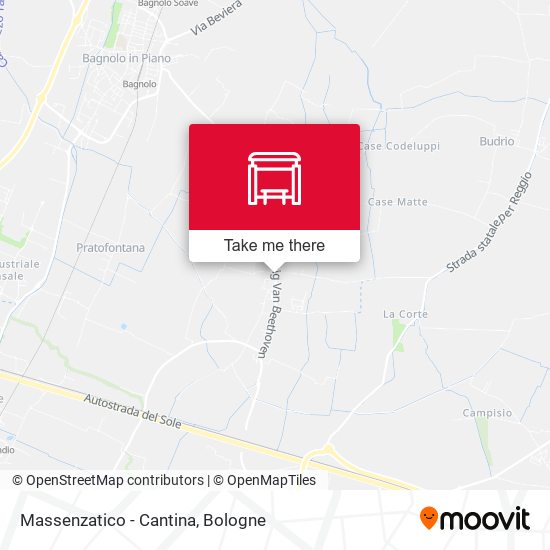 Massenzatico - Cantina map