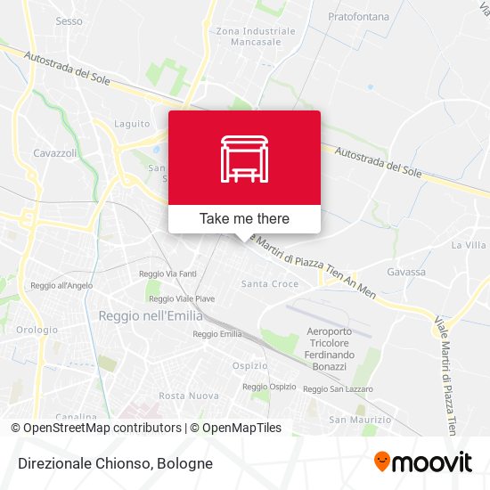 Direzionale Chionso map