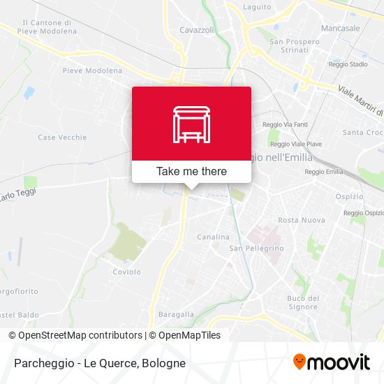 Parcheggio - Le Querce map