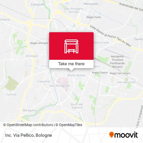 Inc. Via Pellico map