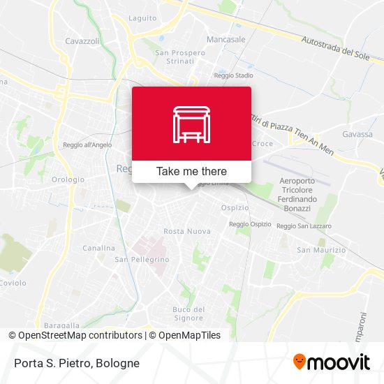 Porta S. Pietro map