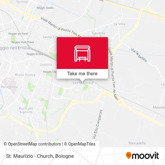 St. Maurizio - Church map